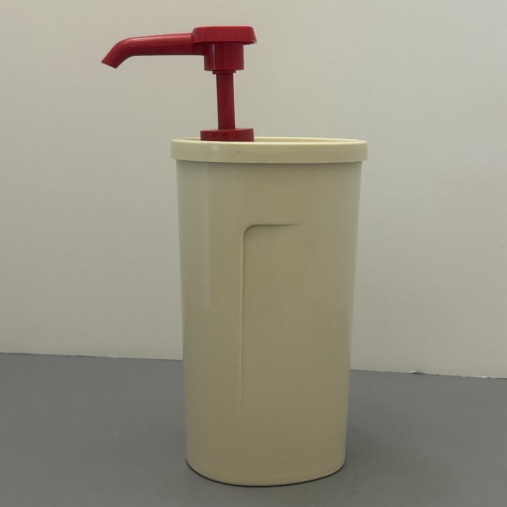 Vintage Tupperware Ketchup Container Dispenser Pump 640-24
